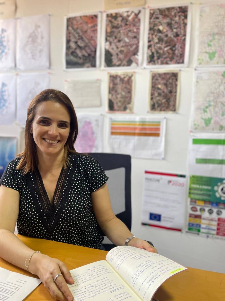 Vera Neves - Head of the Environment Unit of São João da Madeira in her office